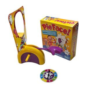 Hasbro Pie Face Family Kids Game Spinner Yellow Purple Youth Girls Boys 5+ years